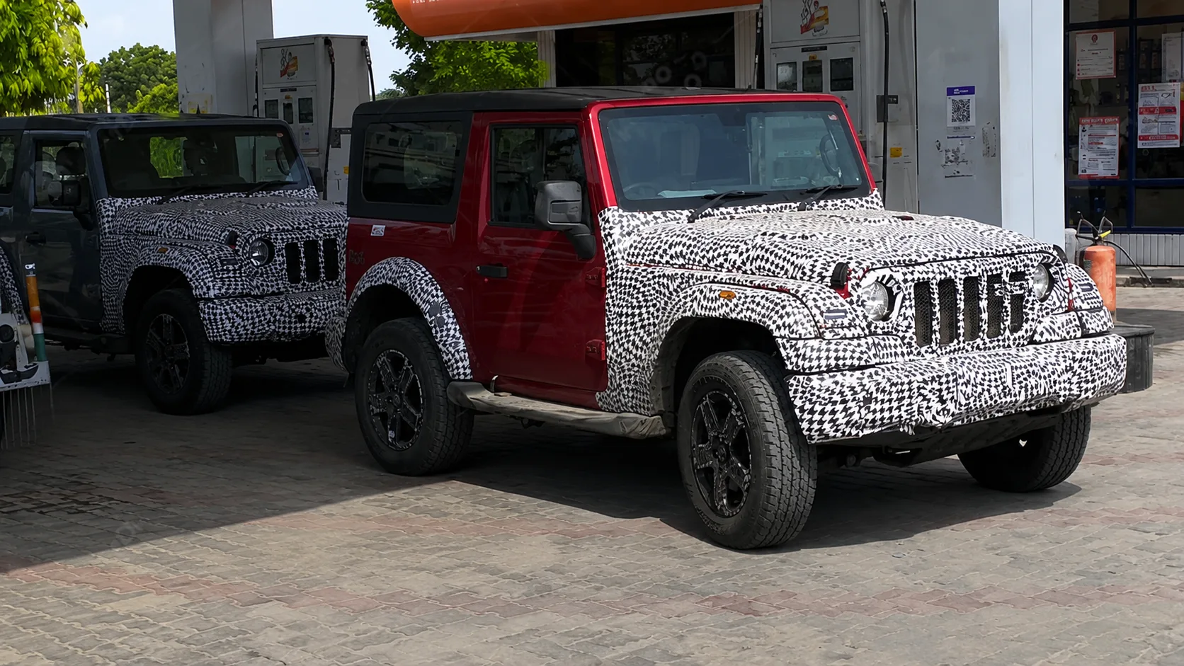 Mahindra Thar Facelift Spotted