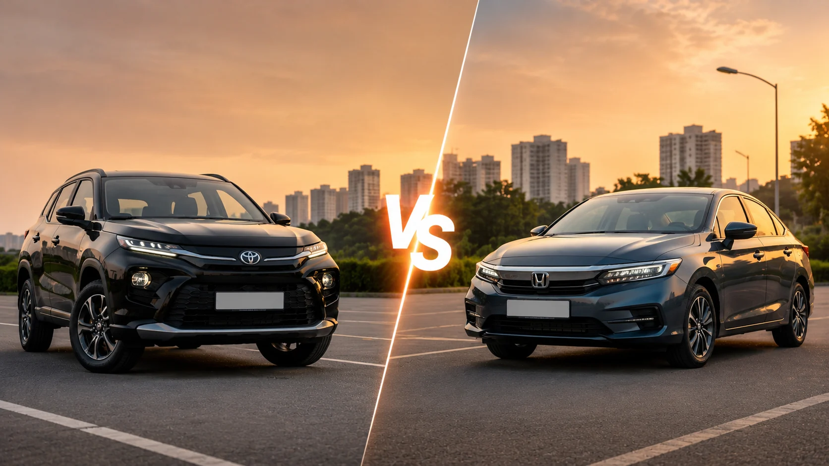 Toyota Hyryder Hybrid vs Honda City Hybrid