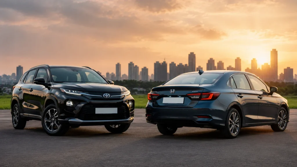 Toyota Hyryder Hybrid vs Honda City Hybrid