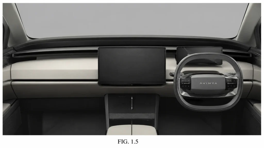 Tata Avinya Dashboard Design Patent Revealed