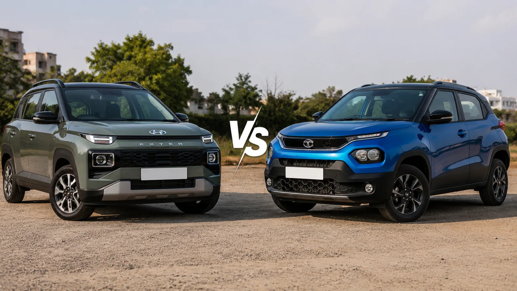 Hyundai Exter CNG vs Tata Punch CNG