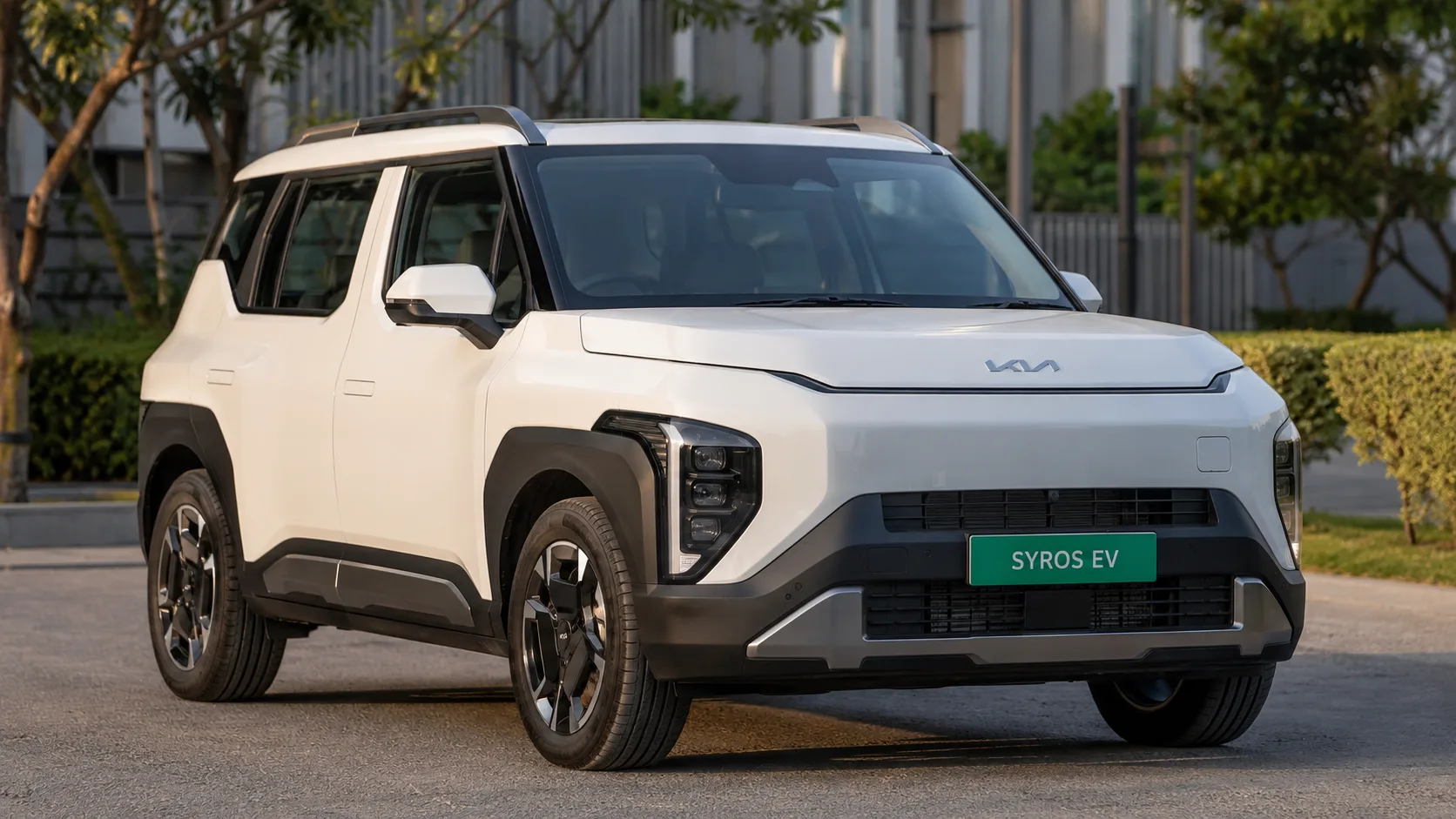 Kia Syros EV Spotted Undisguised