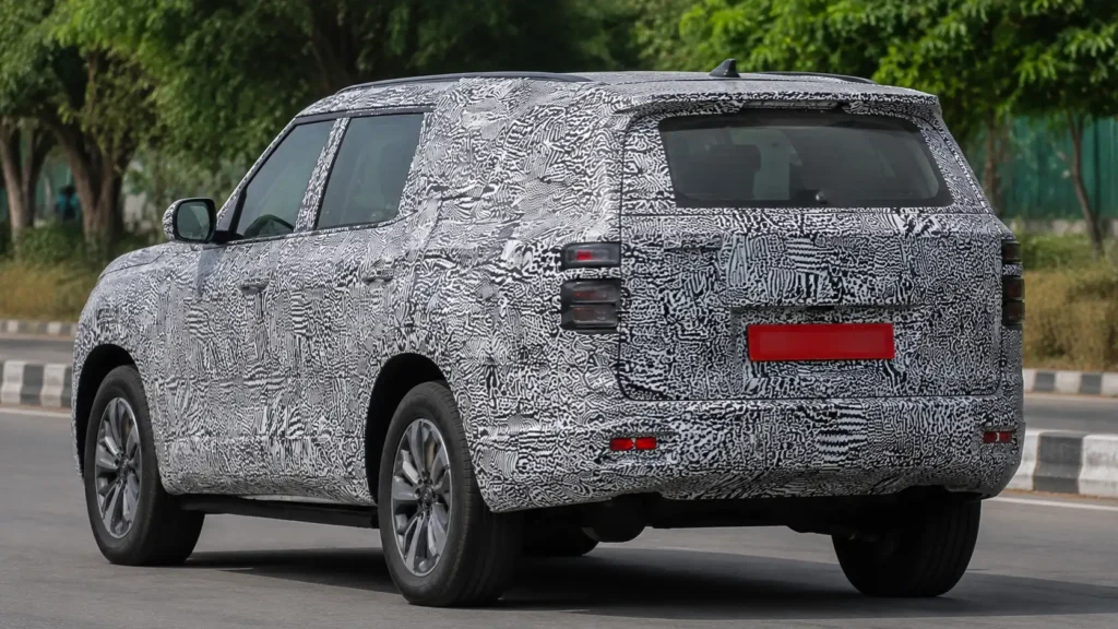 Mahindra Vision S Spied Again With New DRL Design