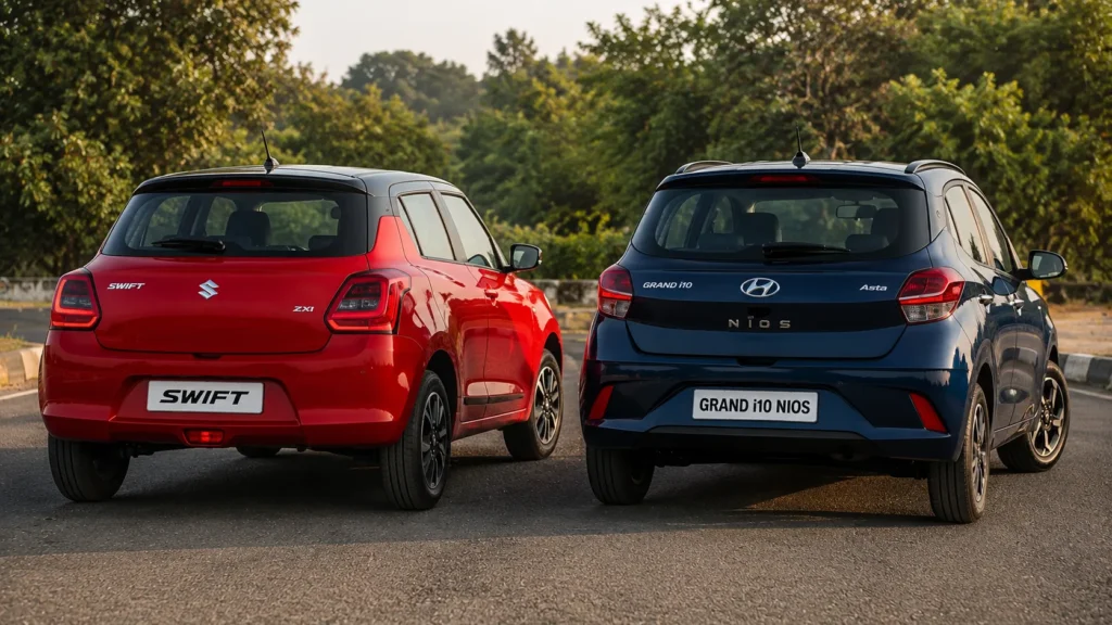  Maruti Swift vs Hyundai Grand i10 Nios 2026: Which Hatchback Wins?
