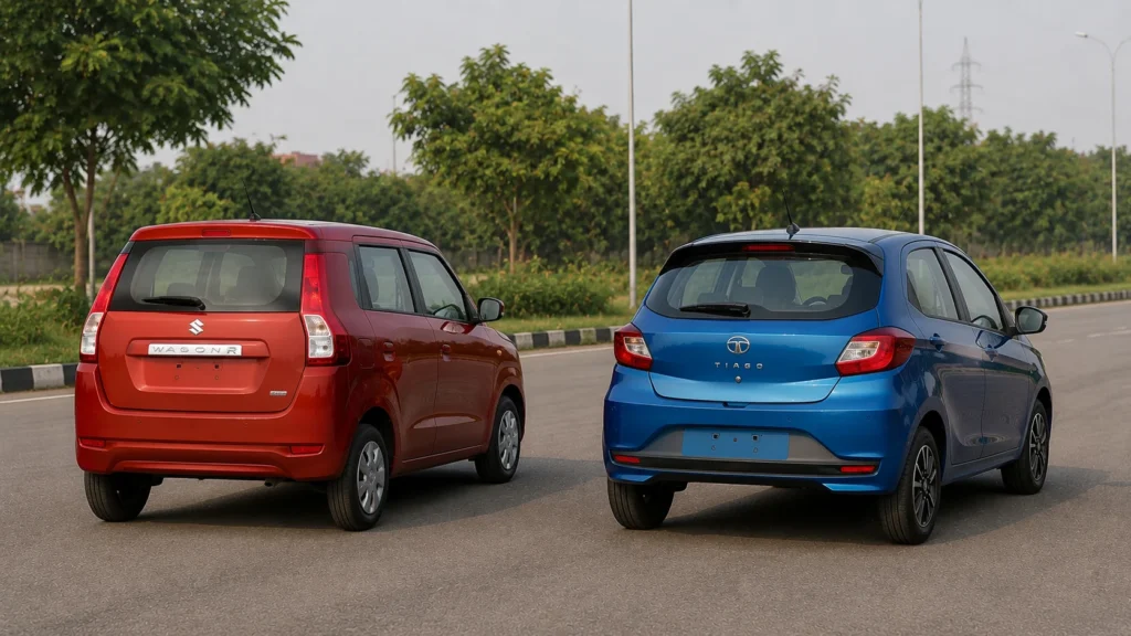 Maruti WagonR vs Tata Tiago 2026: Price, Mileage & Safety Compared