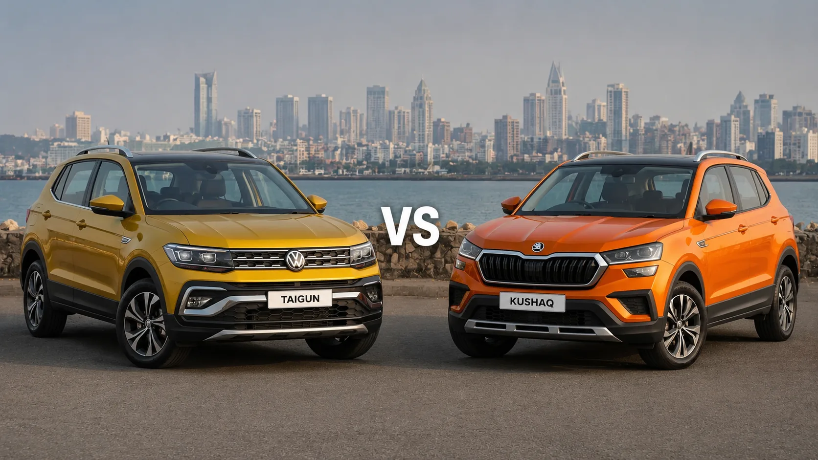 Volkswagen Taigun vs Skoda Kushaq 2026