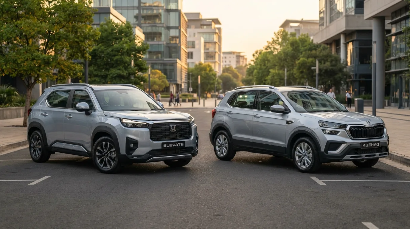Honda Elevate vs Skoda Kushaq 2026