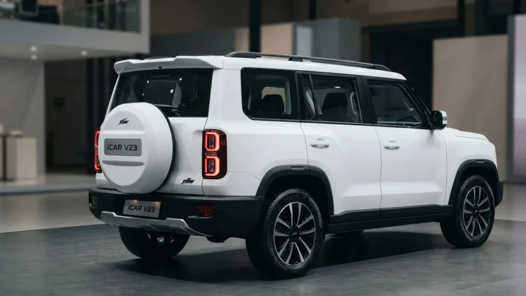 JSW iCaur V23: India-Bound Electric SUV Showcased in Indonesia