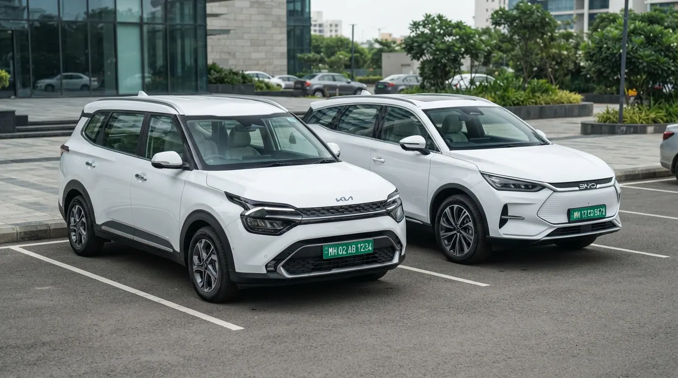 Kia Carens Clavis EV vs BYD eMAX 7