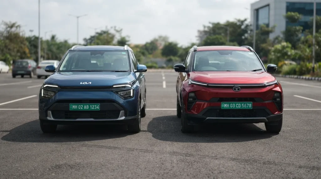 Kia Syros EV vs Tata Nexon EV 2026: Range, Price & Features Compared