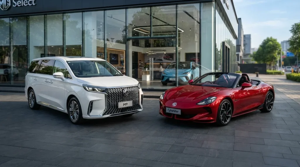 MG M9 Couture Edition & Cyberster Couture Edition Bookings Open in India
