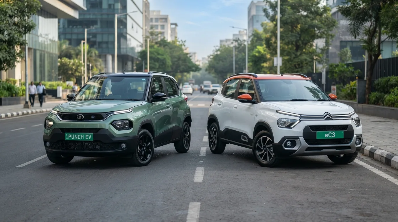 Tata Punch EV vs Citroen eC3
