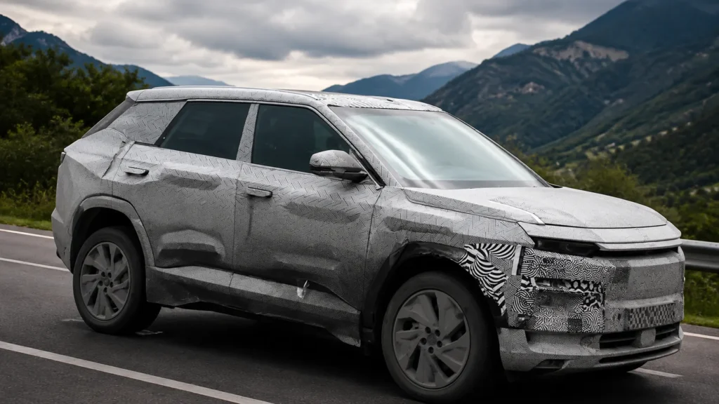 Mahindra BE 07 Exterior Design Revealed in Latest Spy Shots