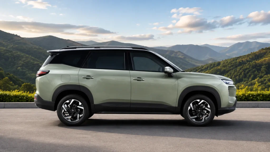 MG 7-Seater Electric SUV Spotted Undisguised Ahead of Debut