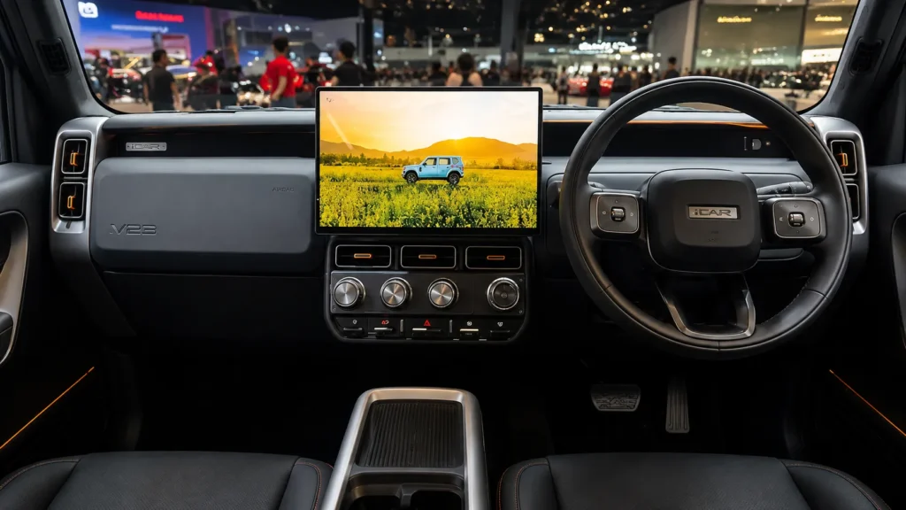 Chery iCAUR V23 Patented in India