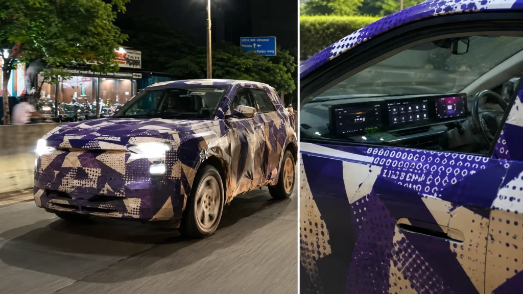2027 Mahindra BE 7 Spied With Triple-Screen Dashboard
